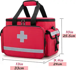 Аптечка первой помощи, медицинские упаковочные пакеты для доктора, медсестры, для домашнего здоровья с ремешком на плечо