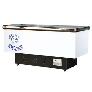 Fabrikdirektverkauf Tiefkühlschrank für gefrorene Lebensmittel Tiefkühlschrank horizontaler Kühlschrank Inselkühlschrank