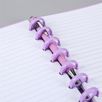 Anneaux de reliure en plastique de 28 mm avec support pour stylo, pour carnets à disques, perforations champignon, nouveaux anneaux de reliure, disques d'extension