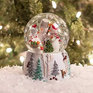 Factory Customized Transparent Water Ball Resin Crafts Arts and Crafts Snow Globe Decoration for Christmas Home Decoration