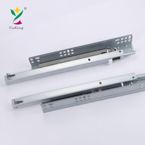 YUXING Full Extension Telescopic <strong>Slide</strong> <strong>Soft</strong> <strong>Close</strong> Concealed <strong>Drawer</strong> <strong>Slide</strong> - Product Image 2