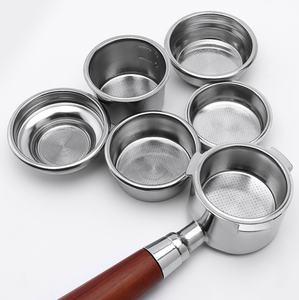 أدوات باريستا: فلتر قهوة إسبريسو 51/54/58 ملم، حامل فلتر بدون قاع لـ 1/2/4 أكواب، أوعية مسحوق من الفولاذ المقاوم للصدأ - Product Image 6