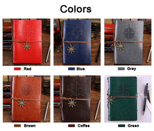 Agenda Agenda en cuir A6 A6 Vintage A5 A6 A7 Full Grain Logo personnalisé Agenda Journaux Carnets de notes de classeur professionnel Échantillon gratuit durable - Product Image 2