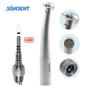 Alta qualità! Dentale LED fibra ottica 4 Spray ad alta velocità manipolo Standard testa orso in ceramica con 6 fori K-a-V-o accoppiatore - Product Image 2