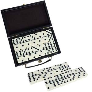 Caja de Dominó de Viaje de Lujo Personalizada, Juego de Dominó de Cuero Artificial PU, Caja Especial con Bolsa - Product Image 2