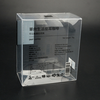 Boîte transparente en acétate, boîte en plastique PVC avec impression personnalisée de Logo en PET