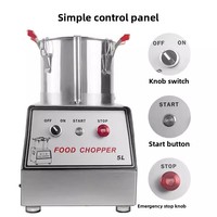 XIDA Commerciële Groente- en Fruitversnipperaar Volledig Automatische Vleesmolen Pasta Multifunctioneel Milieuvriendelijk RVS PLC 5