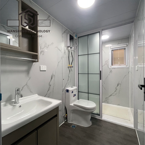 Une maison de conteneur en acier extensible de 40 pieds avec 4 chambres à coucher et 1 salle de bain complète, adaptée aux hôtels australiens. une option de 30 pieds existe aussi. - Product Image 2