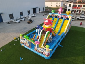 Grand château gonflable commercial CE anti-déchirure et résistant à l'usure <span class=keywords><strong>pour</strong></span> aire de jeux extérieure <span class=keywords><strong>pour</strong></span> enfants, idéal <span class=keywords><strong>pour</strong></span> la <span class=keywords><strong>location</strong></span> lors d'événements scolaires et d'anniversaires - Product Image 4