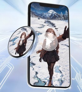 <span class=keywords><strong>Badge</strong></span> Digitale con Schermo Touch da 1,7 Pollici, Supporta Foto, GIF, Animazioni e Video di 15 Secondi, Personalizzabile <span class=keywords><strong>2026</strong></span> - Product Image 3