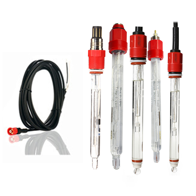 BOQU Factory PH5806 Good Quality High Temperature Water Industrial Online Glass Wireless PH De Probe Meter Electrode Sensor