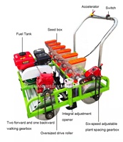Semoir multifonctionnel pour légumes, semences d'oignons, semis de brocoli, semences de carottes, machine à planter, moteur à essence, longue durée de vie