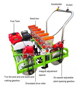Seminatrice Multifunzionale per Verdure, Macchina per Semina di <span class=keywords><strong>Semi</strong></span> di Cipolla, Broccoli e Carote, Motore a Benzina, Lunga Durata - Product Image 2