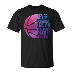 Camiseta de baloncesto para adolescentes y mujeres Intrepid: Nunca subestimes a una chica para artículos promocionales - Product Image 1