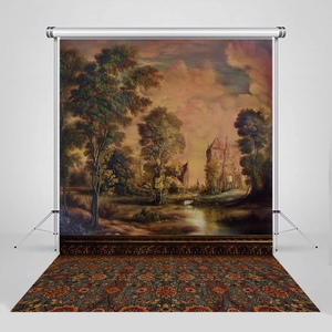 Fondo de Fotografía de Vinilo, Fondo de Pintura al Óleo Vintage, Color Personalizado, Impresión Digital HD, <span class=keywords><strong>para</strong></span> Adultos, Niños, Cumpleaños, Bodas - Product Image 6