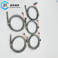 Disesuaikan OEM ODM Jiare Ss316 sekrup perlawanan Bayonet Spring Thermocouple sensor suhu tipe K
