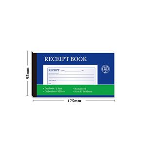 Libro delle ricevute 3.66 da 8.5 pollici carboniera duplicato libro 2 parte bianco giallo per banconi di vendita al dettaglio e di servizio - Product Image 3