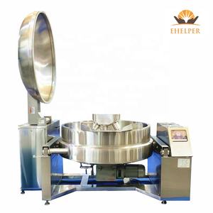 Wok planétaire en acier inoxydable de 200 L CE pour la cuisson industrielle du bœuf et des <span class=keywords><strong>champignons</strong></span>, la préparation de sauces épicées et de sauces sucrées - Product Image 3