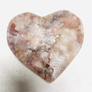 Gros Cristaux Naturels Sculpture Coeur Guérison Rose Améthyste Druzy <span class=keywords><strong>Deode</strong></span> Coeurs pour Cadeaux Décor - Product Image 4