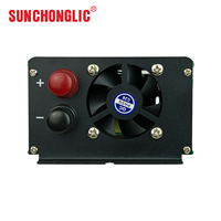 Onduleur solaire Sunchonglic 800W 12V DC 220V AC monophasé 50Hz à onde sinusoïdale pure pour usage domestique avec sortie USB, vert, garantie 12 mois