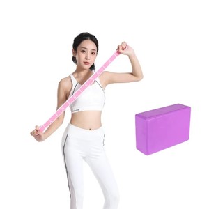 Bloque de Espuma EVA de Alta Densidad para <span class=keywords><strong>Yoga</strong></span> <span class=keywords><strong>con</strong></span> Correa Elástica para Ejercicio en Casa o Gimnasio, Venta al Por Mayor, Suministro Directo de Fábrica - Product Image 3