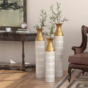 Florero de aluminio ligero y duradero de alta calidad para decoración interior y exterior con diseño elegante y estilo moderno - Product Image 5