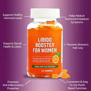 Booster de la libido pour femmes Gommes <span class=keywords><strong>vitamin</strong></span>ées Supplément de marque privée pour utilisation par les adultes <span class=keywords><strong>Dosage</strong></span> des produits de beauté sous forme de bonbons gommeux - Product Image 2