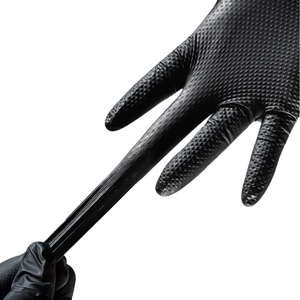 8 Mil tek kullanımlık otomobil endüstriyel turuncu nitril garaj görev araba tamir kullanımı ağır mekanik kimyasal geçirmez eldiven - Product Image 4