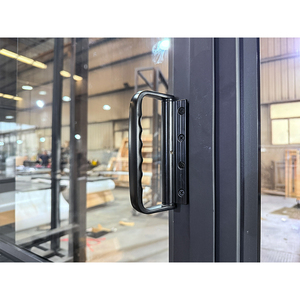 Chống Trộm thép Bifold trượt accordion cửa bên ngoài Patio kính thép gấp cửa với kính cường lực cho ngôi nhà - Product Image 5