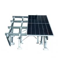 Supports en aluminium photovoltaïques de qualité assurée, support en forme de U pour la fixation des panneaux photovoltaïques