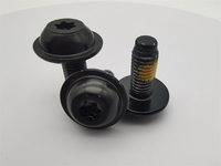 Vis à cloisons sèches en acier inoxydable, rivets, goujons à manchon, boulons d'ancrage pour usage automobile, électrophorèse noire, anti-desserrage, pouces et métriques, grade 4.8