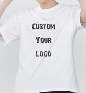 Venta al por mayor de alta calidad liso personalizado camiseta 220gsm algodón manga impresión peso pesado camiseta en blanco de gran tamaño camiseta para hombres - Product Image 2