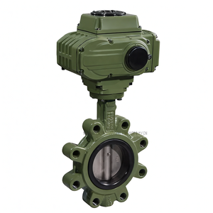 Vanne électrique COVNA, silencieux, vanne de commande électrique haute performance, AC220V, DN50, fonte, vanne papillon électrique - Product Image 5