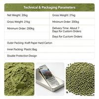 Revêtement en poudre époxy polyester vert flottant à motif aquatique, compatible OEM/ODM personnalisé pour utilisation intérieure sur métal, revêtement et peinture