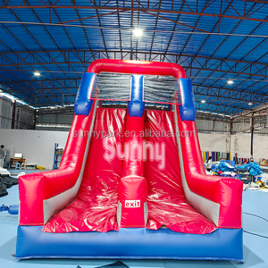 Tùy chỉnh Inflatable leo tường bouncy lâu đài trượt trở ngại vui vẻ sản phẩm thể thao Inflatable Land trở ngại khóa học để bán - Product Image 6