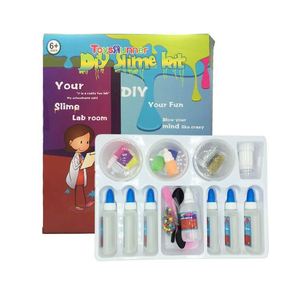 Crea tus propios juguetes locos: Kit de slime DIY esponjoso con activador, bolas de espuma y cuentas, OEM, ¡en oferta! - Product Image 5