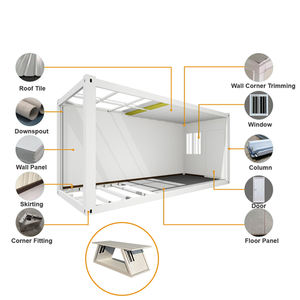 Dreammaker-casas contenedoras extensibles, fáciles de instalar, de lujo, paquete plano de 20 pies, a la venta, casas prefabricad - Product Image 5