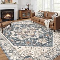 Bester Preis Maschinenwaschbarer Teppich mit Rutschfester Waschbarer Rückseite Teppiche für Wohnzimmer Schlafzimmer