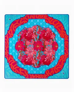 Holiday <b>Red</b> <b>Bow</b> Mahjong Mat Thick Neoprene Anti-slip American Mahjong Table Mat with Charleston Reference Guide - Product Image 6