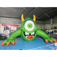 Modèle de monstre gonflable géant à un œil, arche d'entrée gonflable pour Halloween, décoration d'événements