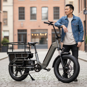 Vélo électrique à double suspension prêt à rouler Shimano 7 niveaux Vélo électrique pour adultes Gain de temps et d'effort - Product Image 2