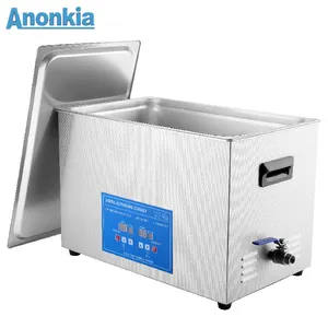 30L Stainless Steel Ultra Sonic Soak Tank Industrial Ultrasonic Cleaner With Basket for Jewelry