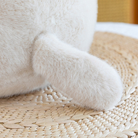 Peluche chat hamburger mignon en gros, jouet en peluche, oreiller, rembourrage en coton PP doux, cadeau d'anniversaire pour enfants, 28 cm, pour câliner et dormir
