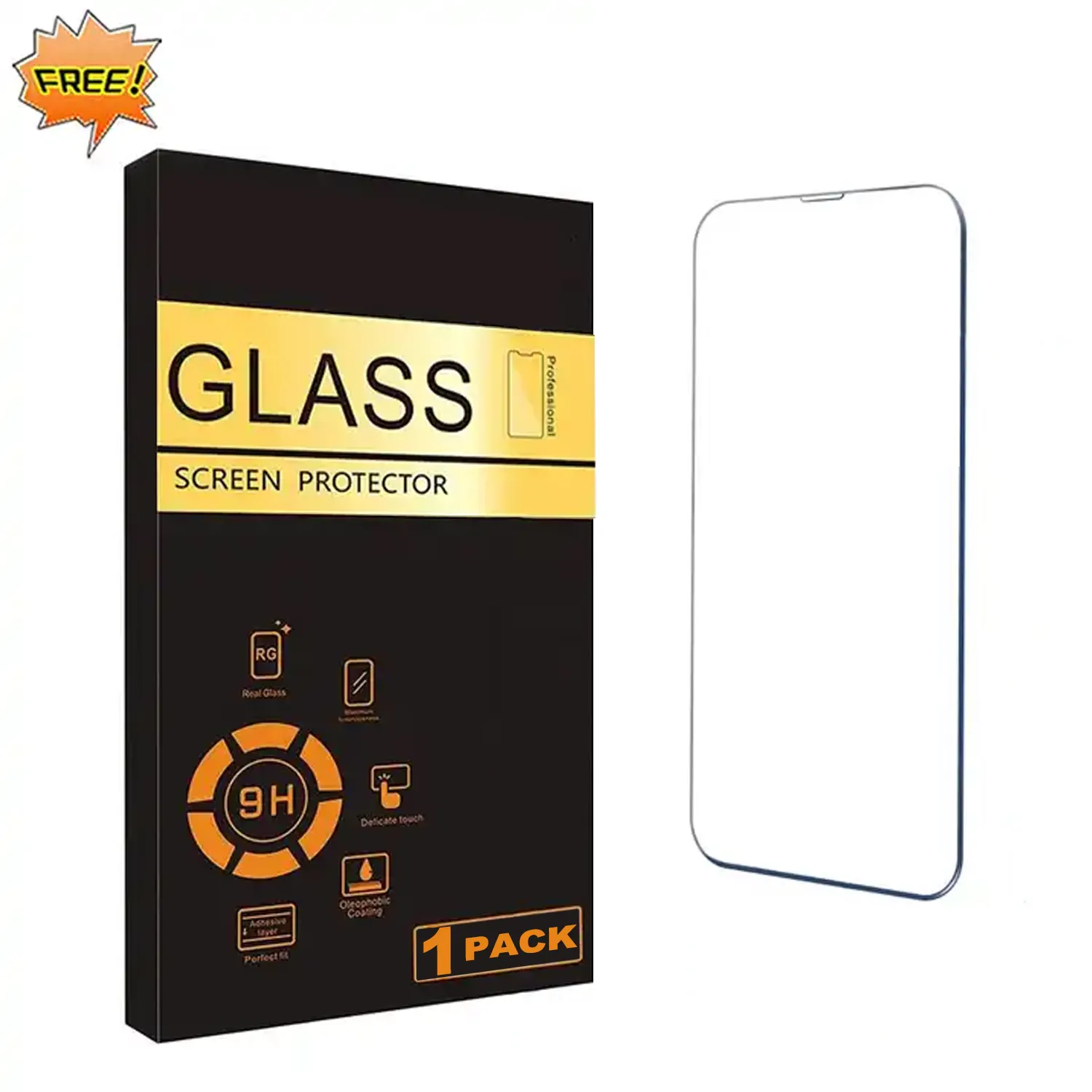 Protector DE PANTALLA DE TELÉFONO MÓVIL irrompible para Samsung Iphone 14 15 13 12 11 10 XR Pro Max 9H 6D 2.5D HD Vidrio Templado