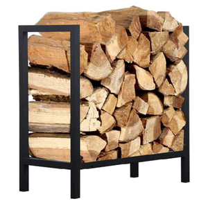 Porte-bûches de bois de chauffage OEM Porte-étagères de stockage de bois de chauffage en métal <span class=keywords><strong>Support</strong></span> de <span class=keywords><strong>support</strong></span> de stockage de bois Système de stockage de bois - Product Image 1