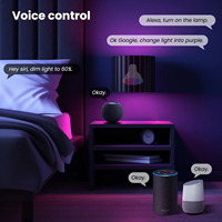 Ampoule intelligente Tuya Matter WiFi GU10, lumière LED à intensité variable, 16 millions de couleurs RGB C+W, lampe à bougie, commande vocale Alexa Google Home