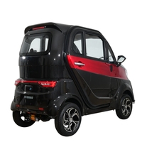 Scooter Électrique Adulte Abordable Mini Mobilité VE Auto Enclos 4 Roues, Voiture Électrique Sans Permis de Conduire