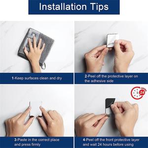 Raclette de douche avec crochet essuie-glace en silicone Raclette de douche <span class=keywords><strong>pour</strong></span> portes en verre Nettoyeur de <span class=keywords><strong>vitres</strong></span> de douche - Product Image 3