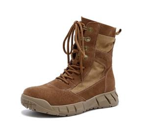 รองเท้าบูทผู้ชาย SFB01 714 รุ่นสต็อค ซุปเปอร์ไลท์ คุณภาพสูง สำหรับกิจกรรมกลางแจ้ง แบบรูดซิปและผูกเชือก ระบายอากาศได้ดี พื้นยาง รองเท้าคอมแบท - Product Image 1