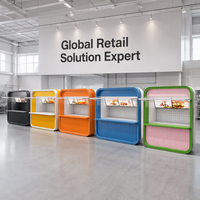 Kiosque de conteneur maritime métallique de haute qualité, bar à café préfabriqué extérieur pour espace commercial